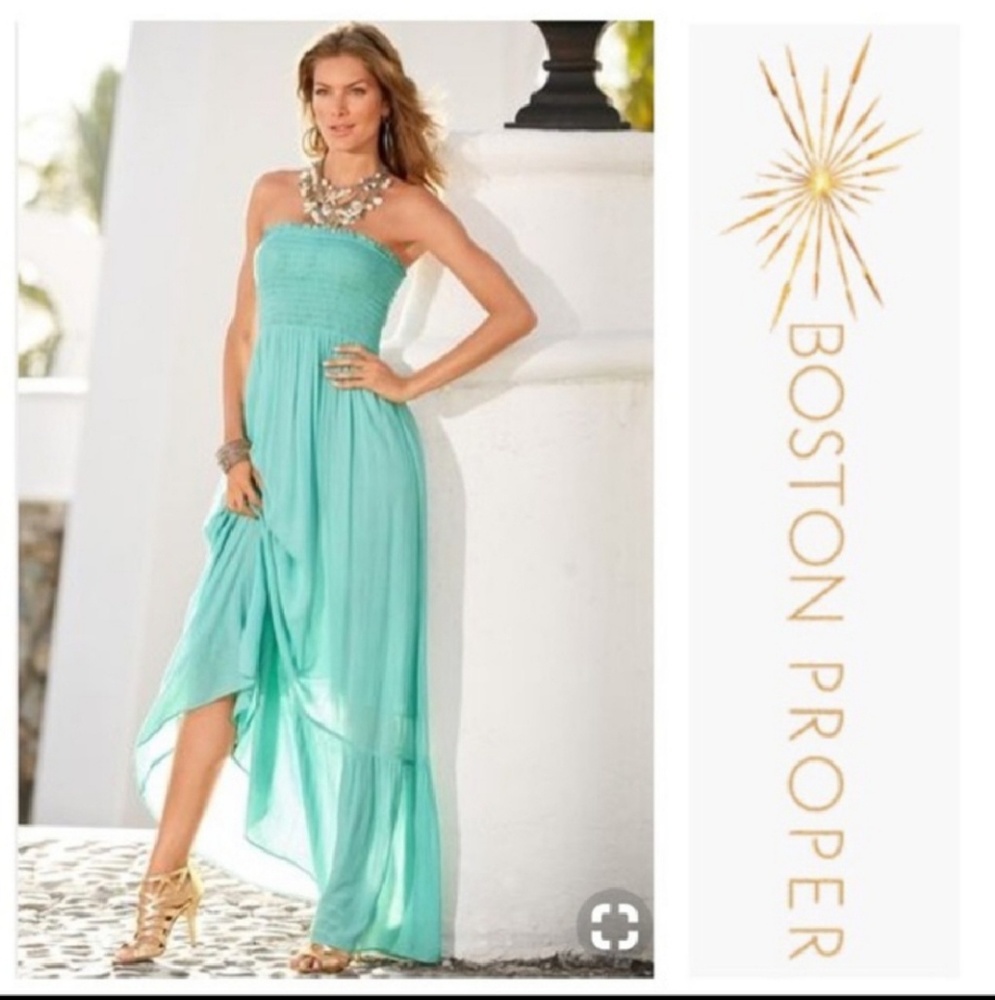 Beautiful Torquiose maxi boho dress